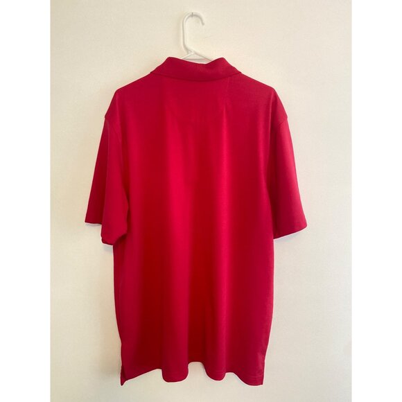 Pro Tour Men’s Dark Pink Polo Golf Shirt Size XL Coolplay Moisture-Wicking Tee - Picture 2 of 5